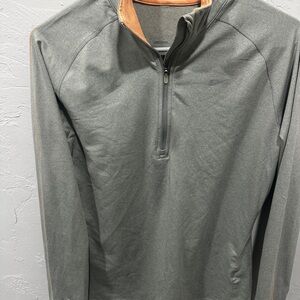 Nike Gray Dri-FIT Quarter-Zip Pullover